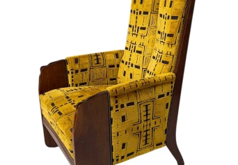 Art Deco Amsterdamse School Lounge Chair by Cornelis van der Sluys, 1918
